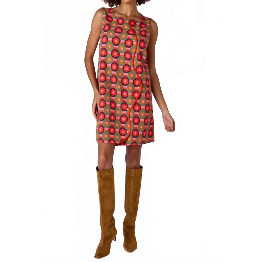 NEW CROSBY BY MOLLIE BURCH zaire dress in mod daisy